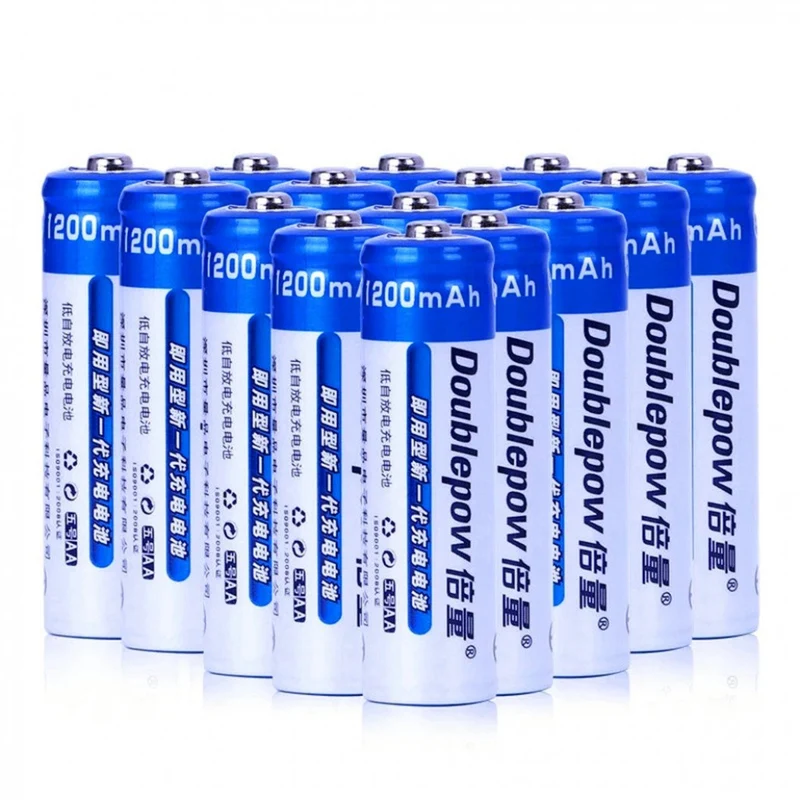 4pcs High Capacity AA 1200mAh Ni-MH Battery 1.2V Mouse Battery for Toy Thermometer Calculator Battery