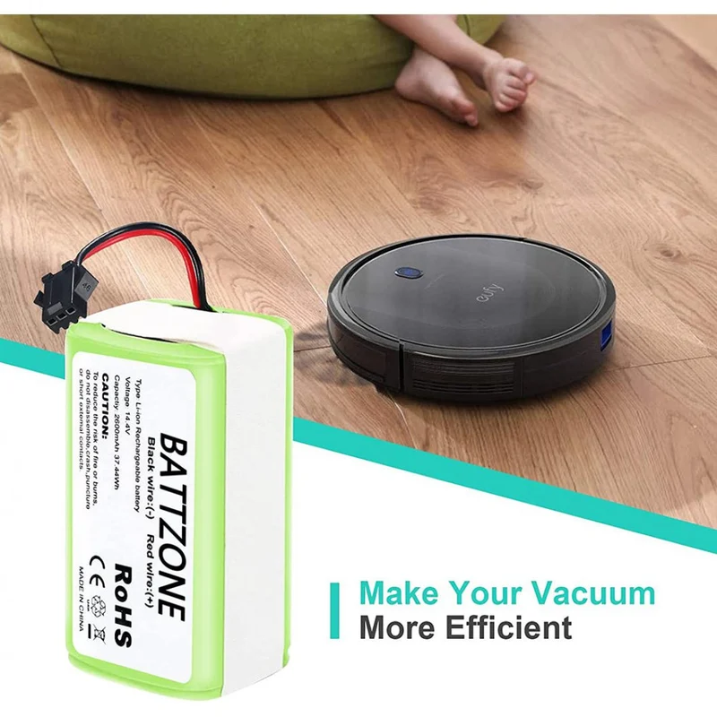 14.4V 2600mAh Li-Ion Battery For Eufy RoboVac Vacuum Cleaner 11 MAX