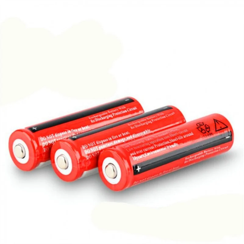 2pcs 4800mAh 3.7V 18650 Rechargeable Lithium Li-ion Battery for Flashlight GTL EvreFire