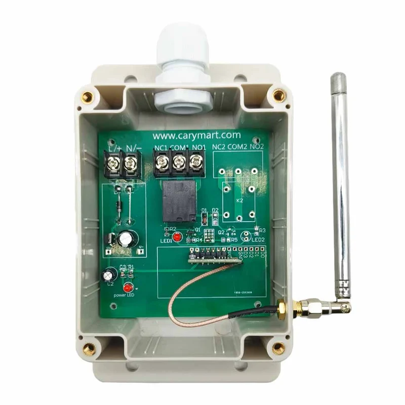 CC Kit Interrupteur Télécommande Sans Fil Sortie Relais 1 Canal 10A (Modèle: 0020194)
