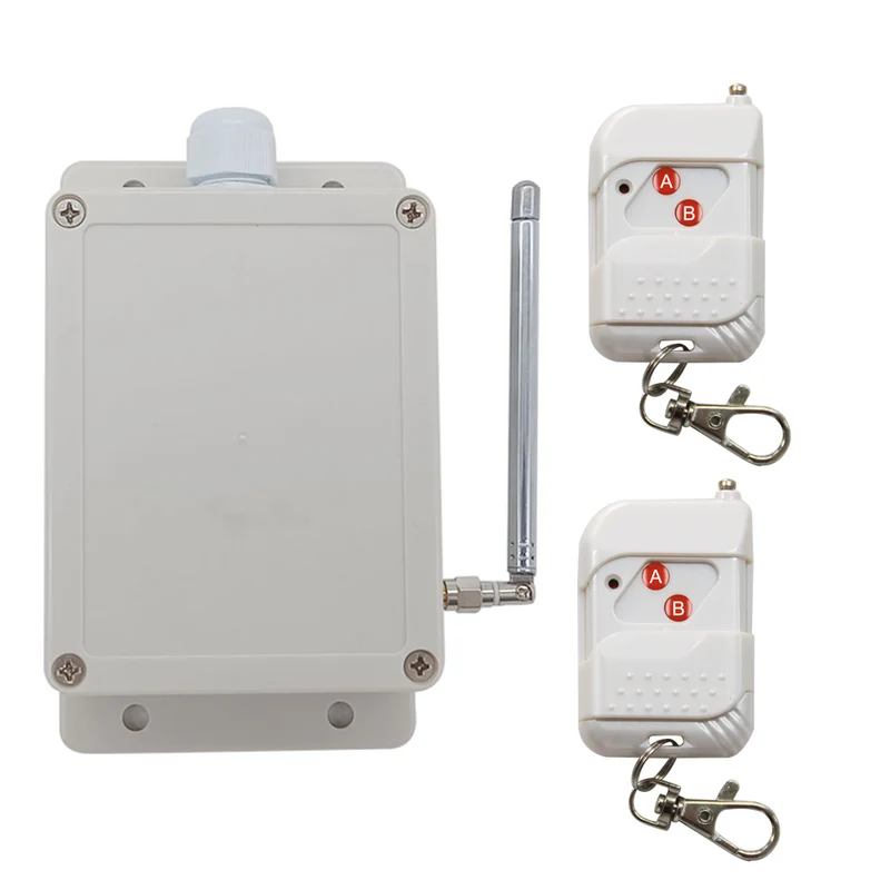Kit Interrupteur Télécommande Sans Fil 2 Canaux Sortie 230V CA 10A (Modèle: 0020396)
