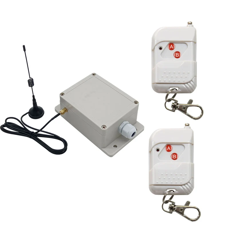 Kit Interrupteur Télécommande Sans Fil 2 Canaux Sortie 230V CA 10A (Modèle: 0020396)