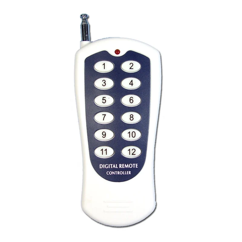 Douze 1 canal 230V 30A interrupteurs sans fil avec télécommande (Modèle: 0020740)