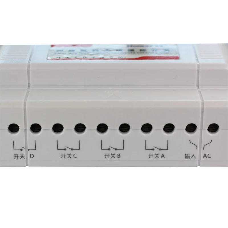 4 Canaux CA Interrupteur Radio Pour Télécommande Sans Fil 380V Équipement (Modèle: 0020701)
