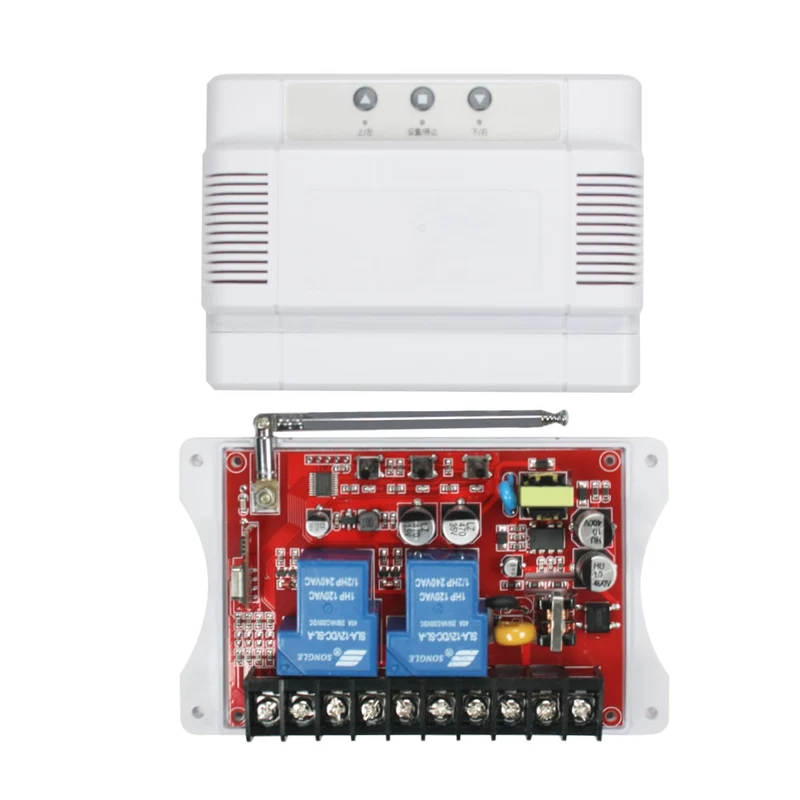 1 Canal Interrupteur Sans Fil avec Télécommande Pour Moteur 380V (Modèle: 0020028)