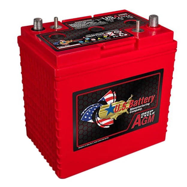 US-AGM2000 Deep Cycle AGM Battery GR GC2 6V 210Ah Dual Terminal