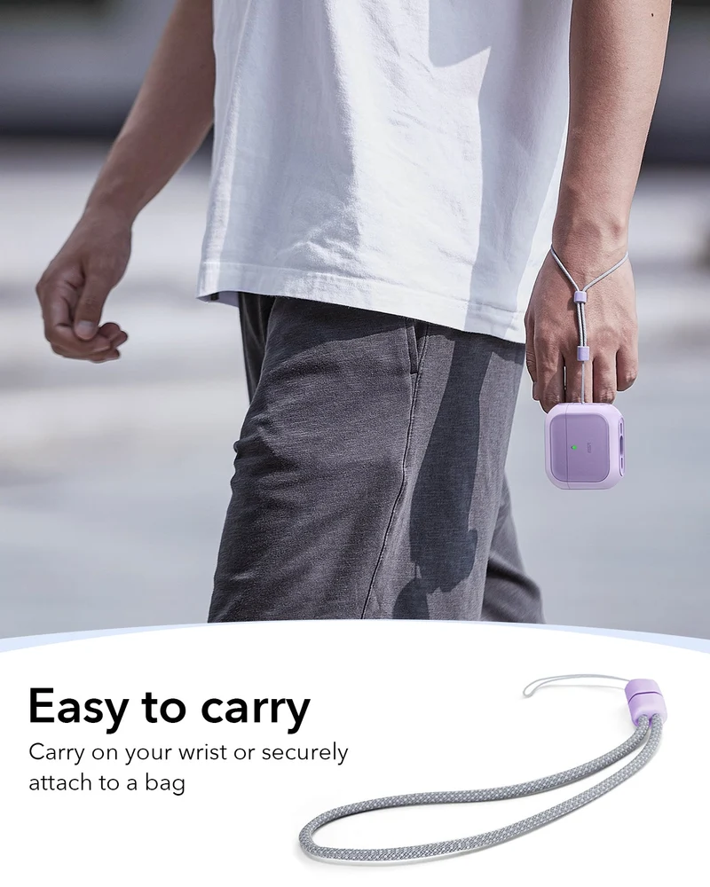 AirPods 5 Orbit Hybrid Magnetic Case - Purple