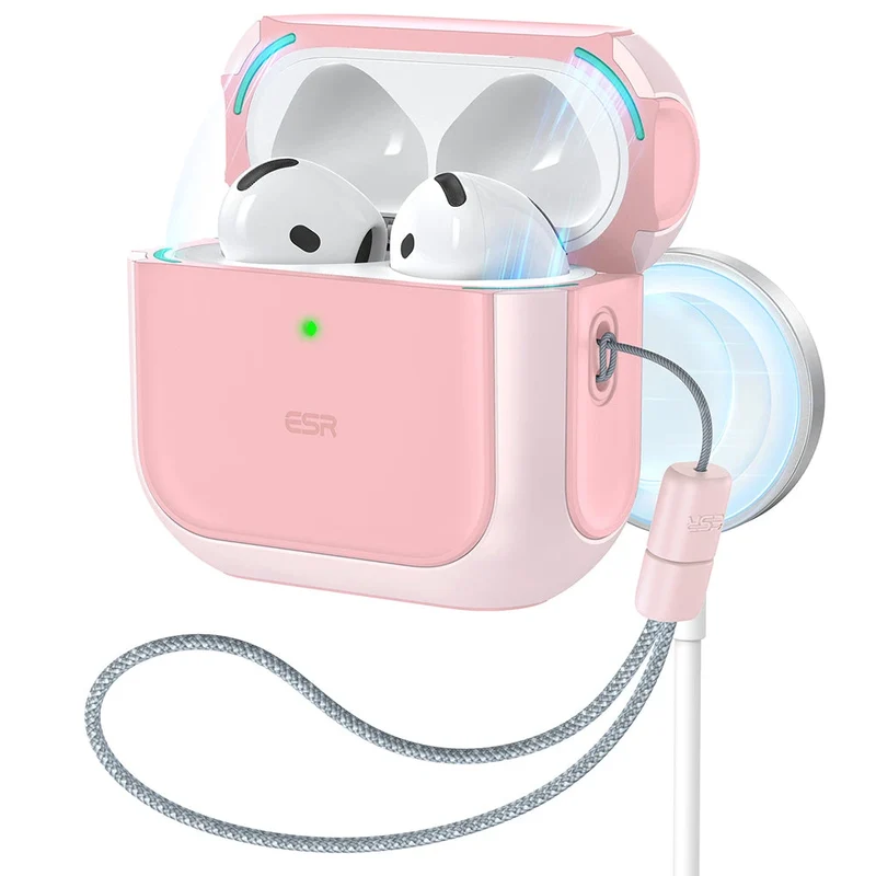 AirPods 5 Orbit Hybrid Magnetic Case - Pink