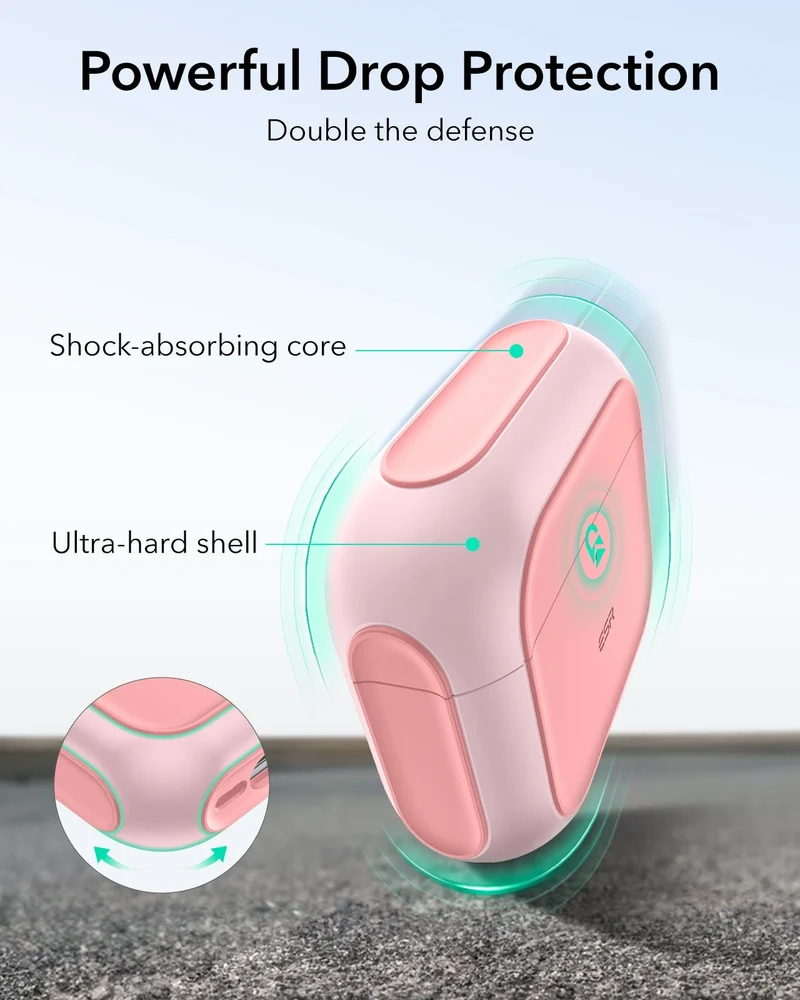 AirPods 5 Orbit Hybrid Magnetic Case - Pink