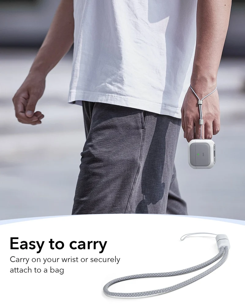 AirPods 5 Orbit Hybrid Magnetic Case - White