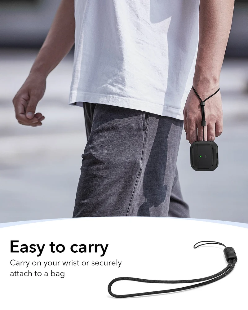 AirPods 5 Orbit Hybrid Magnetic Case - Black