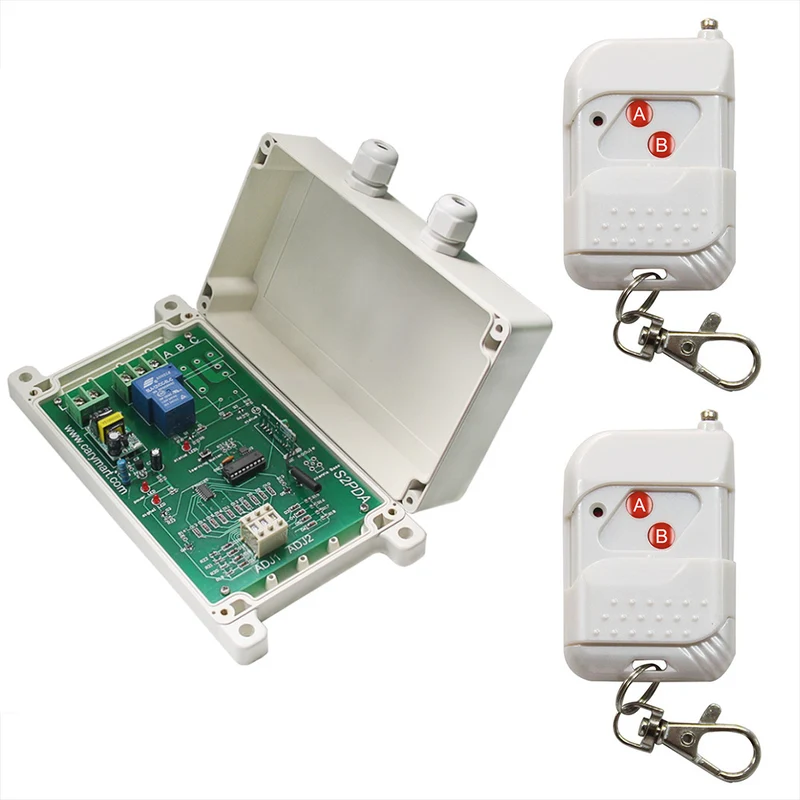 Interrupteur Télécommande Sans Fil 220V 30A 1 Voie Retard Émetteur Récepteur Radio (Modèle: 0020655)