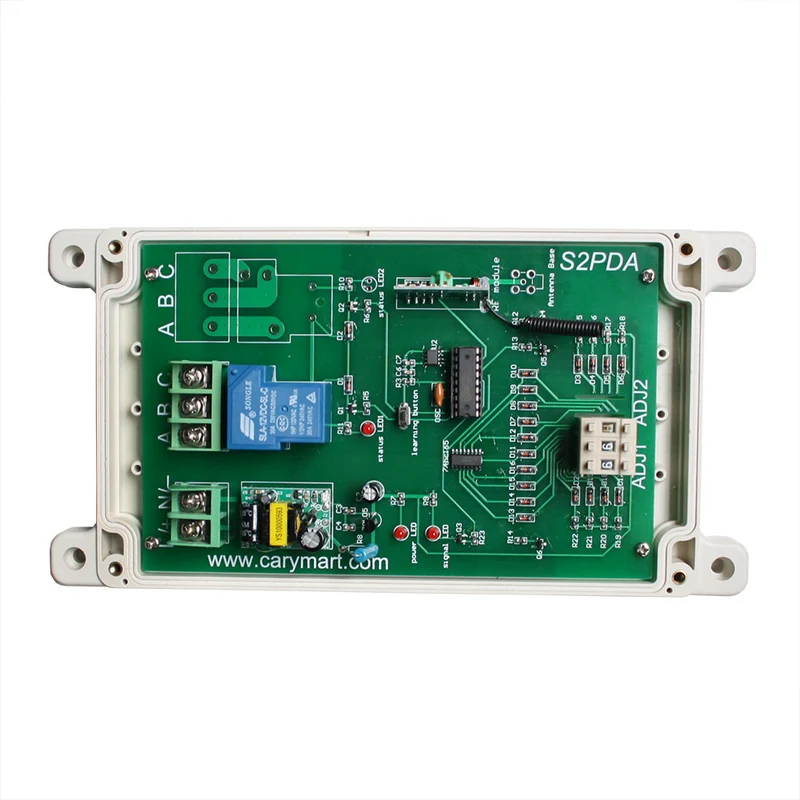 Interrupteur Télécommande Sans Fil 220V 30A 1 Voie Retard Émetteur Récepteur Radio (Modèle: 0020655)