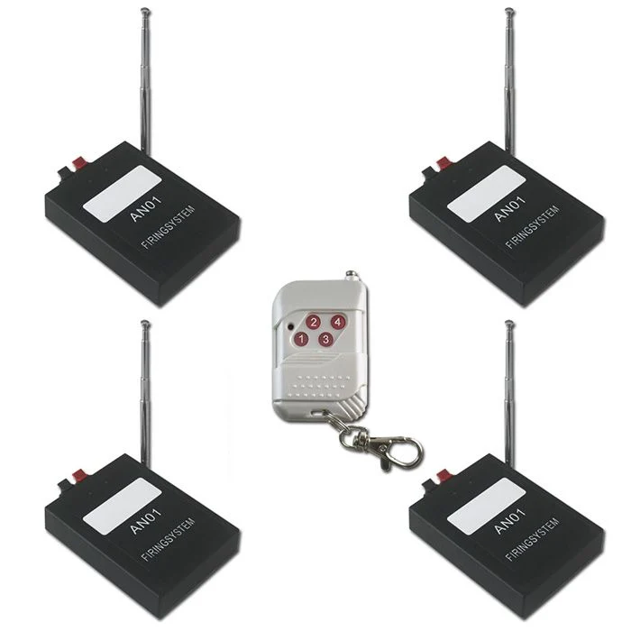 Une télécommande sans fil 4 dispositifs d'allumage pour feux d'artifice (Modèle: 0020374)