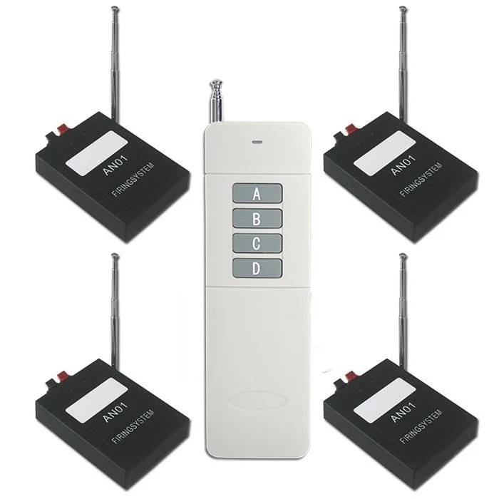 Une télécommande sans fil 4 dispositifs d'allumage pour feux d'artifice (Modèle: 0020374)