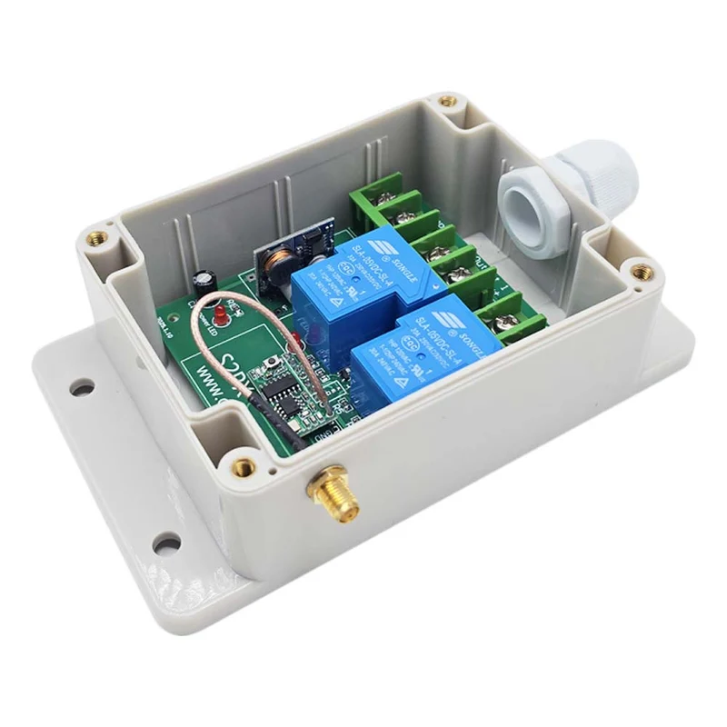 2 Voies CC 10~80V 30A Kit Interrupteur Télécommande Sans Fil 2 km (Modèle: 0020514)