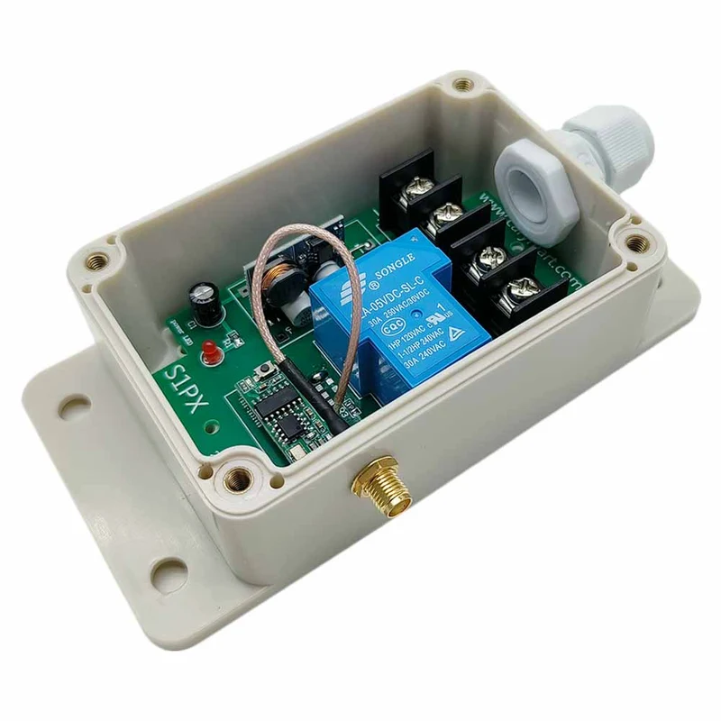 10~80V Kit Interrupteur Télécommande Sans Fil 1 Voie 30A CC Sortie (Modèle: 0020435)
