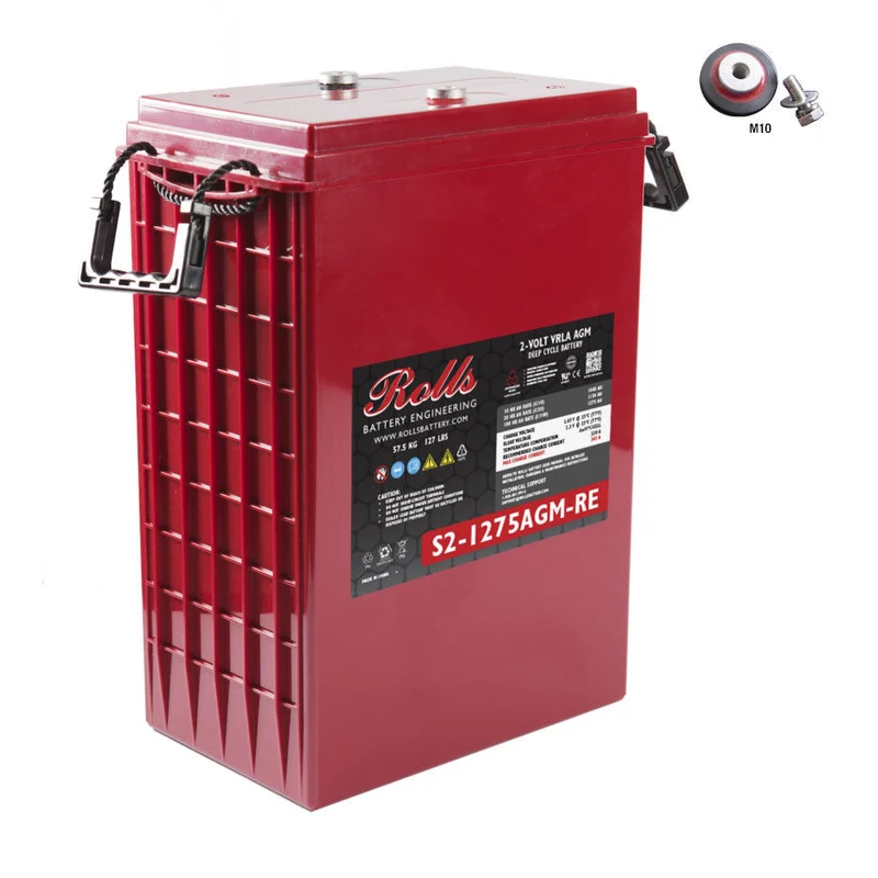 S2-1275AGM-RE AGM Battery Gr 903/L16 2V 1150Ah(20HR)