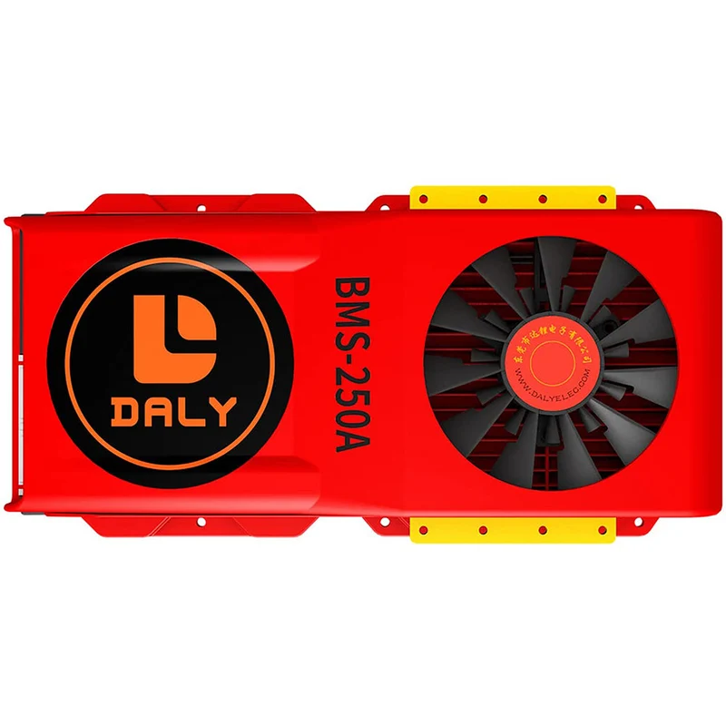Daly Intelligente Bms Lifepo4 Li-ion 16S 48V 60V 250A FAN Bluetooth BMS Scheda 52 130 235