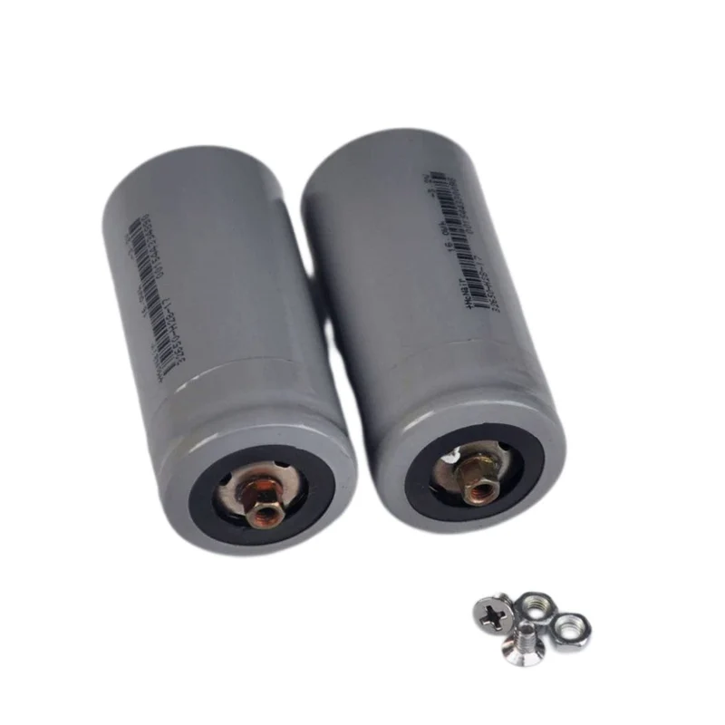 2pcs 3.2V Rechargeable LiFePO4 Battery 5000mAh 32650 Li Ion Polymer Battery Pack