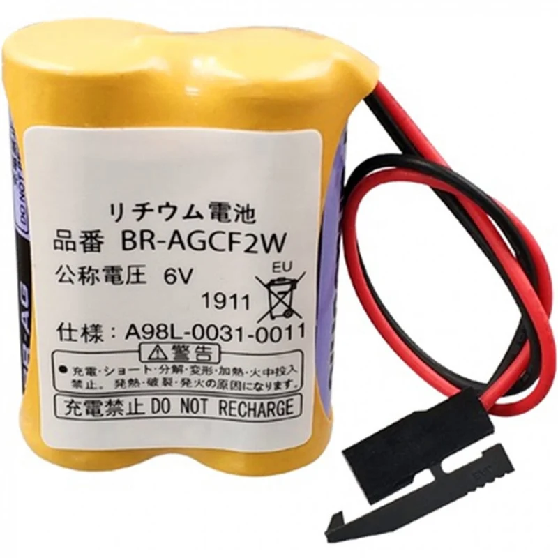Brand New FANUC Br Agcf2w 6V A98l-0031-0011 L Cnc Machine Tools Machining Center Battery