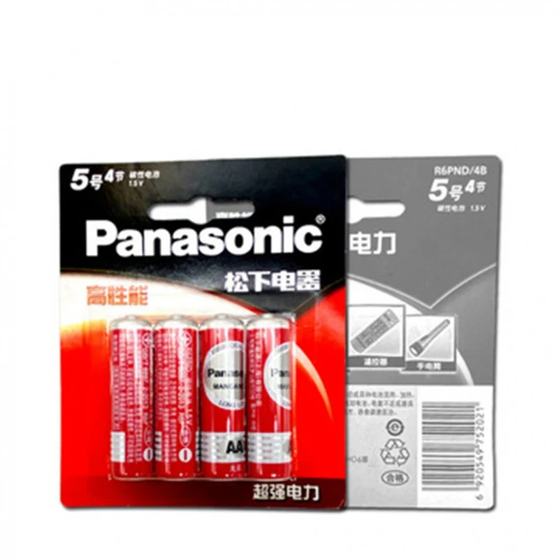 50 Pieces 1.5 V AA LR6 Carbon Batteries for Small Appliances