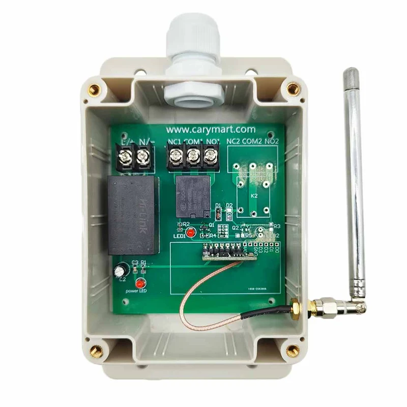 230V Interrupteur Sans Fil Récepteur RF 1 Canal 10A Relais Sortie (Modèle: 0020466)