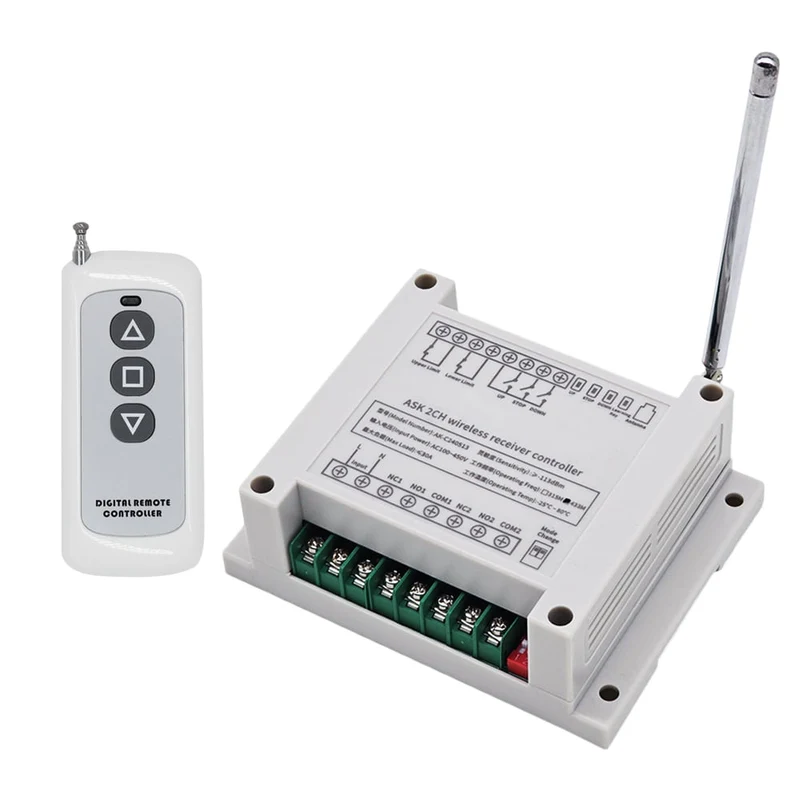 Kit Interrupteur Télécommande Sans Fil Pour Moteur Électrique Triphasé 400V (Modèle: 0020080)