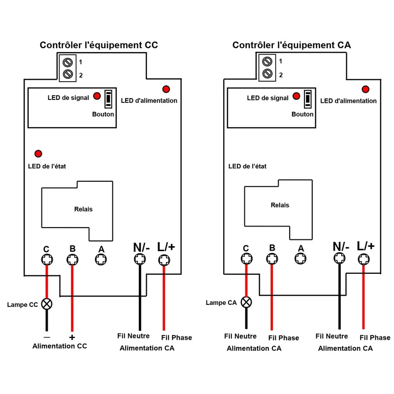 12 Interrupteur Sans Fil CA220V 30A et une Télécommande avec 12 Boutons (Modèle: 0020366)
