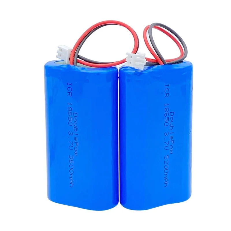 3.7V 18650 5200mAh Lithium Battery Packs Fishing LED Light Bluetooth Speaker XH-2P Plug