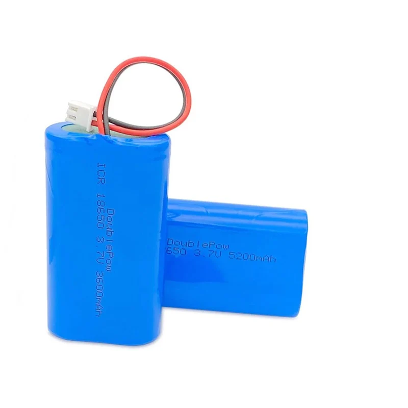 3.7V 18650 5200mAh Lithium Battery Packs Fishing LED Light Bluetooth Speaker XH-2P Plug
