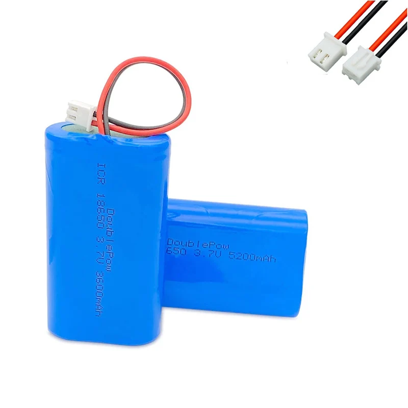 3.7V 18650 5200mAh Lithium Battery Packs Fishing LED Light Bluetooth Speaker XH-2P Plug