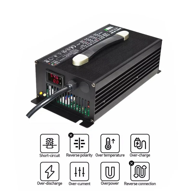 1200W 16s 48v 58.4v 20A Battery Charger for Lifepo4 Battery