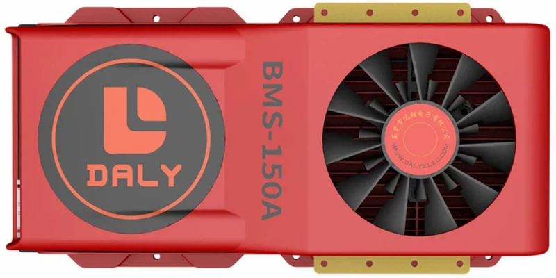 Daly Smart Bms Lifepo4 8S 24V 150A with Fan Bluetooth 50 120 209