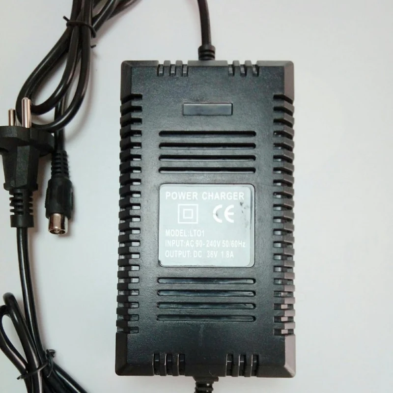 36V 1.8A Scooter Lead Acid Charger Electric Bike On Board Charger Output AC 100-240V