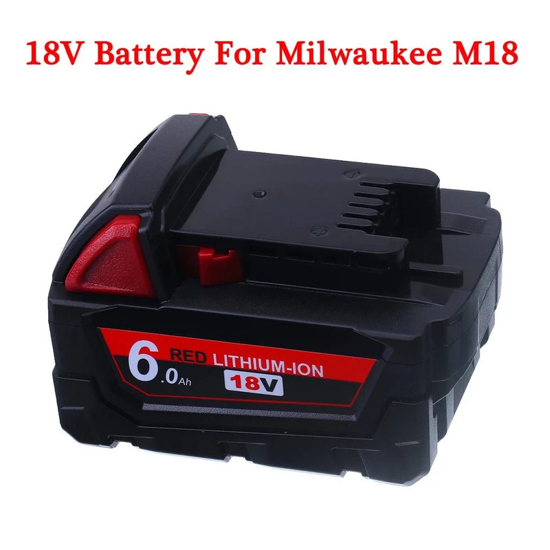 18V 6000mAh Lithium Ion Power Tool Battery for Milwaukee M18 48 11 1815 1850 2646 20 2642 21CT