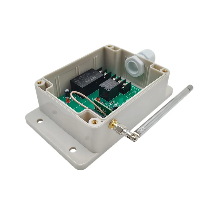 230V kit interrupteur relais sans fil 1 canal 10A avec télécommande (Modèle: 0020332)