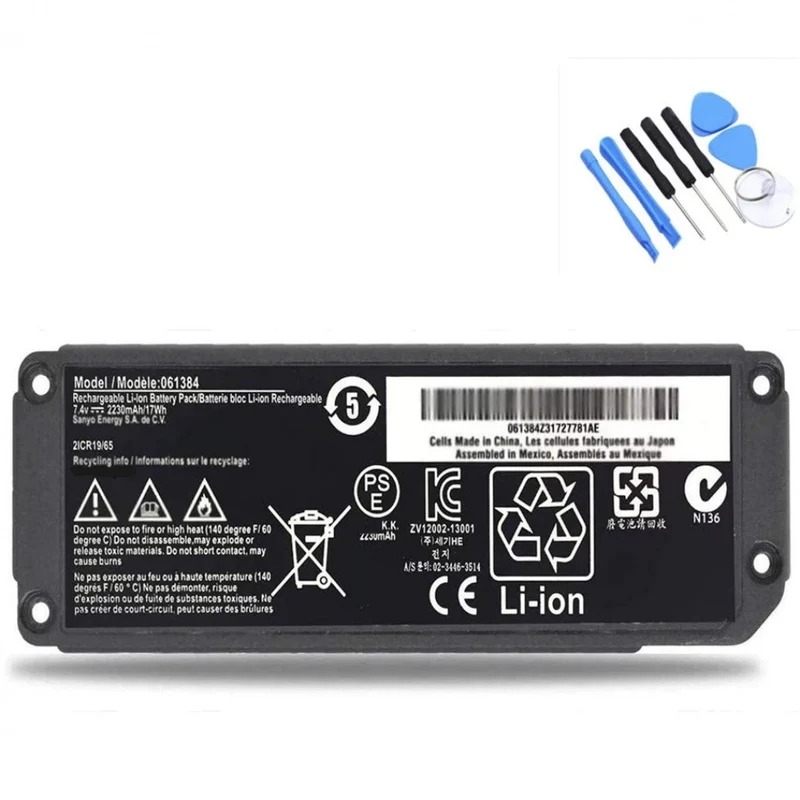 7.4 V 17WH 061384 061385 For Bose SoundLink Mini 1 Bluetooth Mobile Speaker