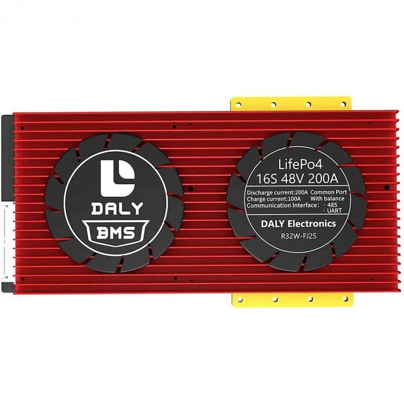 Daly Smart Bms Lifepo4 Li-ion 16S 48V 60V 200A Bluetooth BMS Board 32130221