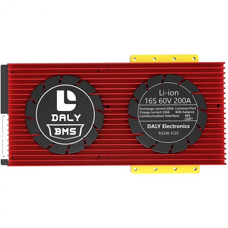 Daly Smart Bms Lifepo4 Li-ion 16S 48V 60V 200A Bluetooth BMS Board 32130221