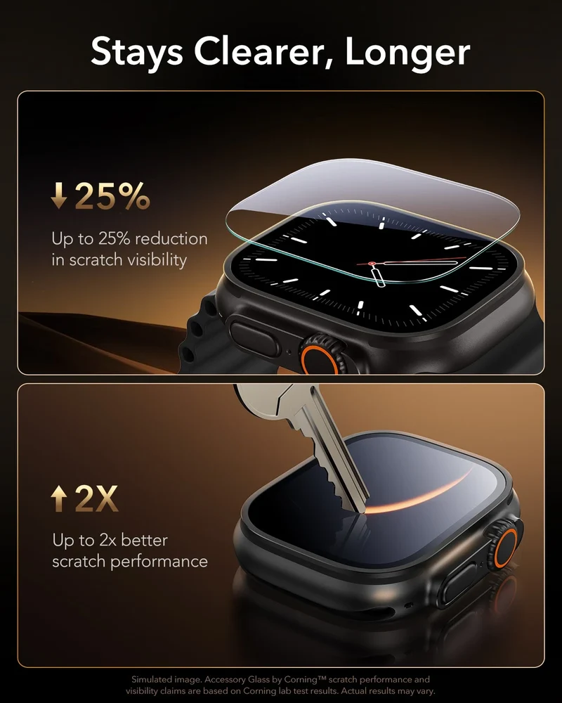 Apple Watch Ultra 4 Armorite® Pro Screen Protector -2 Pack