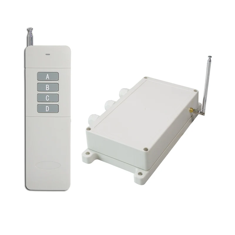 2 Km Kit Interrupteur Télécommande Sans Fil 4 Voies CC 10~80V 30A (Modèle: 0020446)
