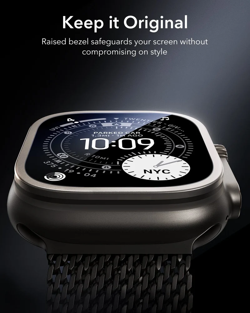 Apple Watch Ultra 4 Armorite Screen Protector (Bezel) - Titanium