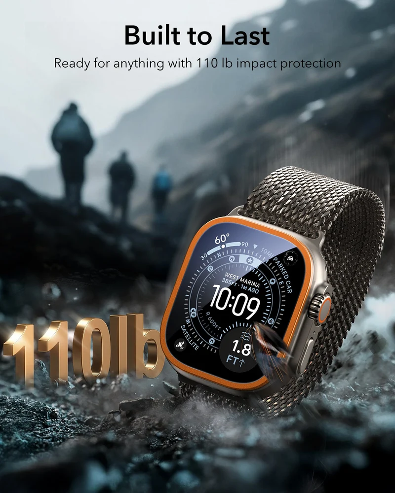 Apple Watch Ultra 4 Armorite Screen Protector (Bezel) - Orange