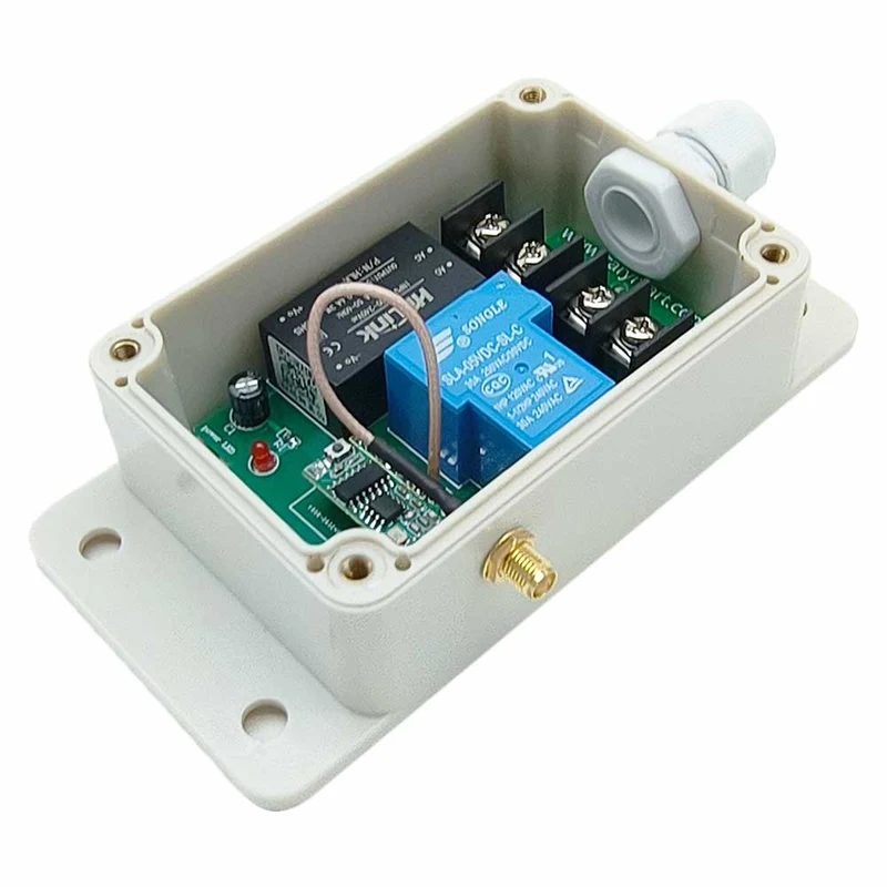 Kit Interrupteur Télécommande Sans Fil 1 Canal 230V 30A Sortie 2 km (Modèle: 0020059)