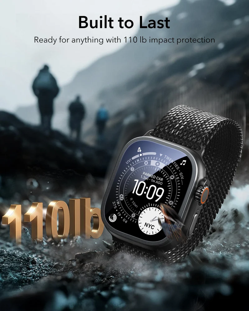 Apple Watch Ultra 4 Armorite Screen Protector (Bezel) - Black