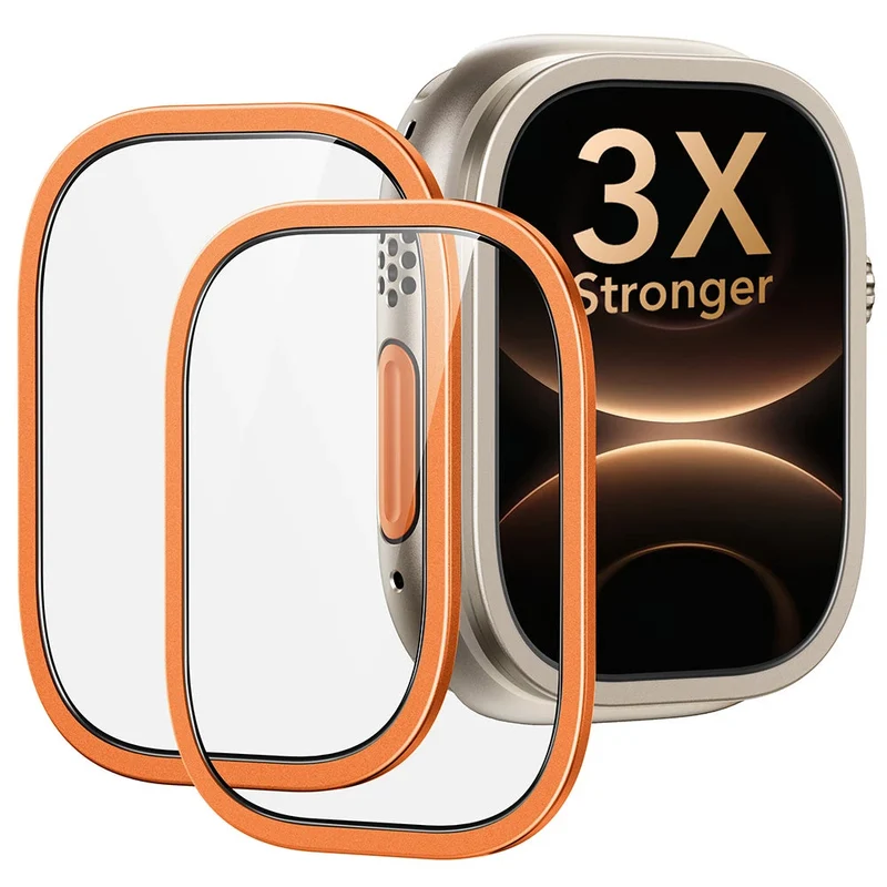 Apple Watch Ultra 4 Armorite® Pro Screen Protector (Bezel) - Orange