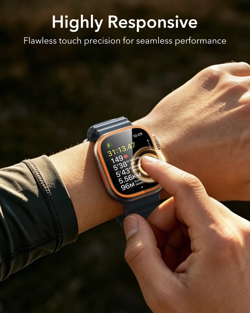Apple Watch Ultra 4 Armorite® Pro Screen Protector (Bezel) - Orange