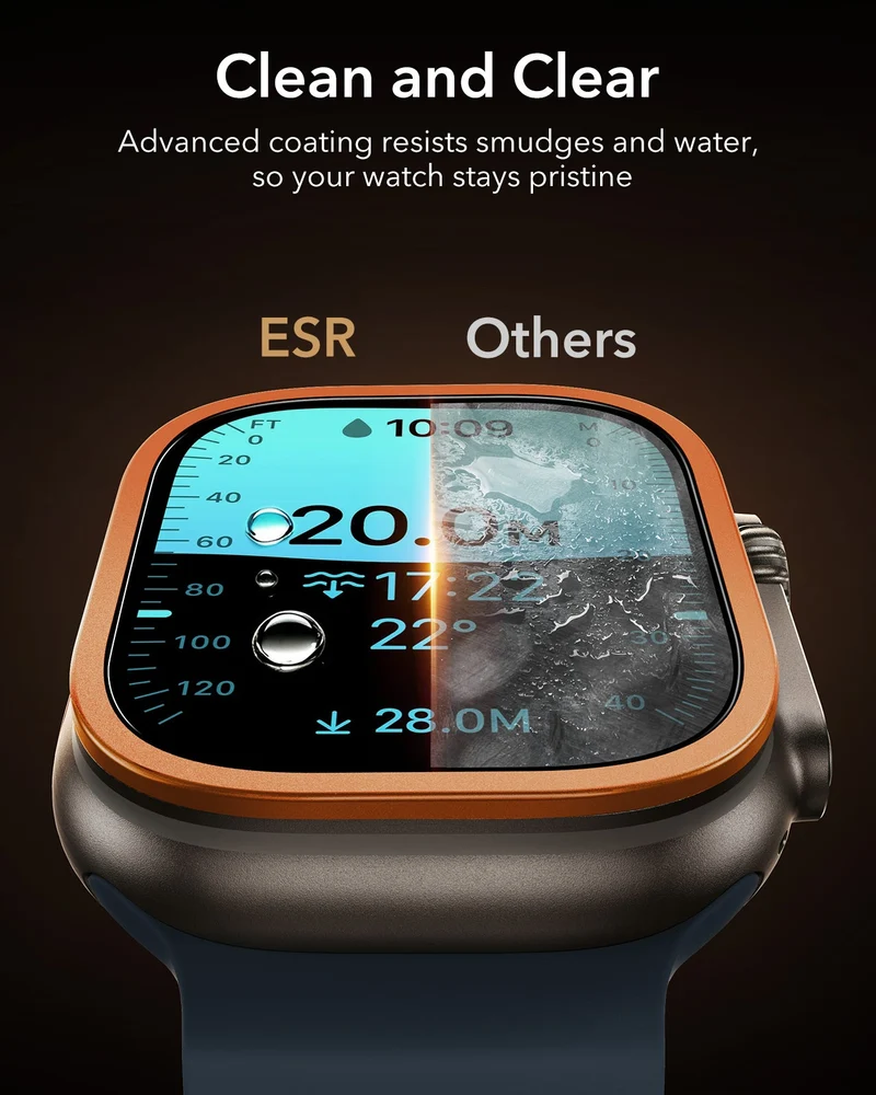 Apple Watch Ultra 4 Armorite® Pro Screen Protector (Bezel) - Orange