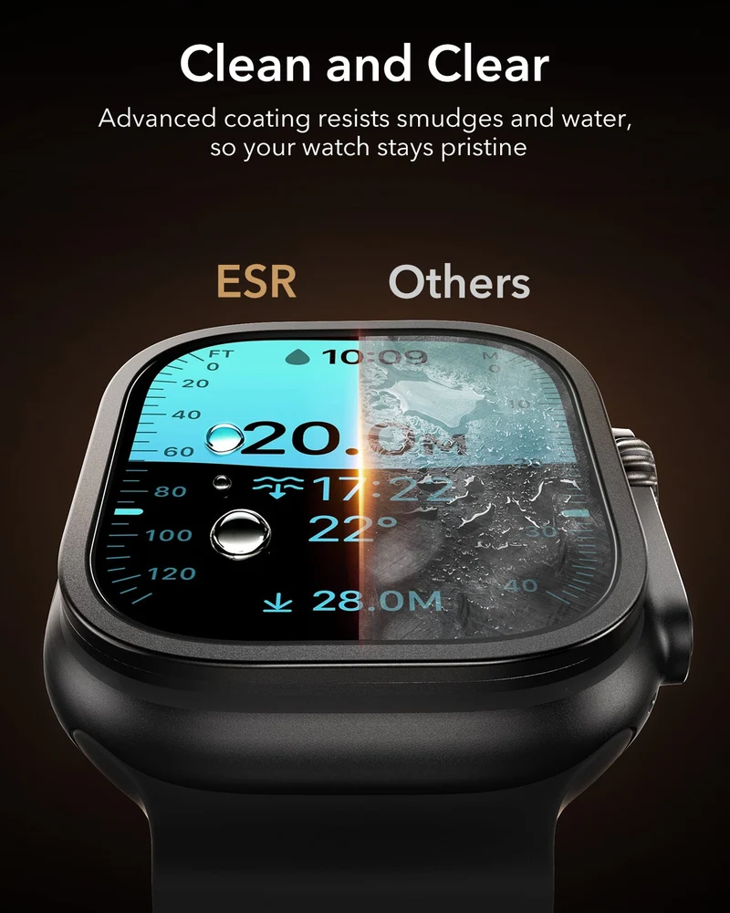 Apple Watch Ultra 3 Armorite® Pro Screen Protector (Bezel) - Black